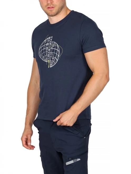 tricou cu maneci scurte pt. barbati TBS Blasetee albastru inchis 6