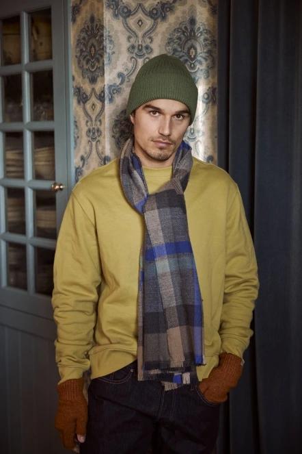 sal pt. barbati Barts Lowel Scarf gri 5