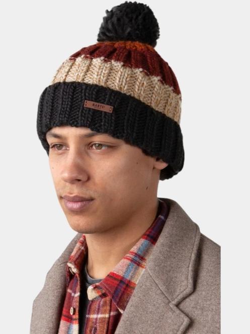 caciula cu mot pt. barbati Barts Wilhelm Beanie bordo 5