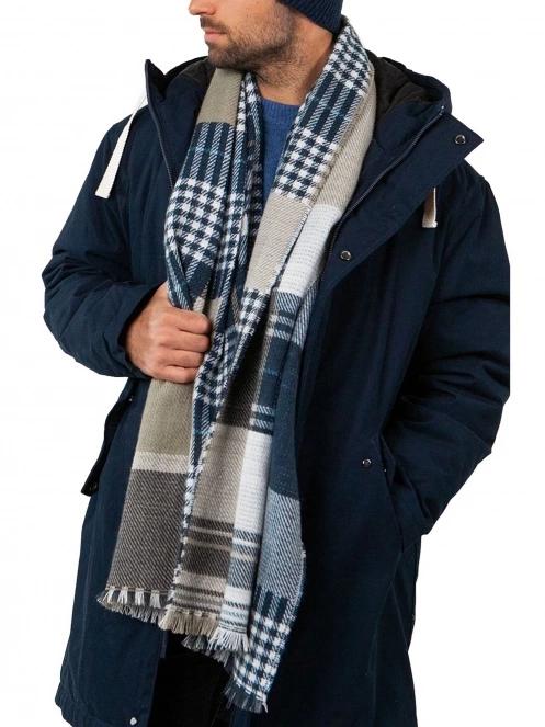 sal pt. barbati Barts Castanea Scarf albastru inchis 3