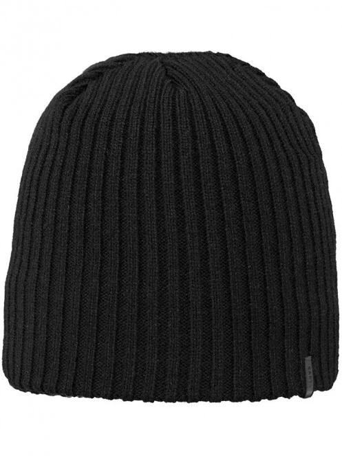 caciula tricotata pt. barbati Barts Wilbert Beanie negru 2