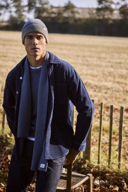 sal pt. barbati Barts Wilbert Scarf albastru 5