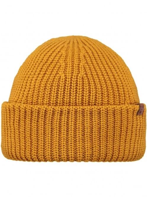 caciula tricotata pt. barbati Barts Derval Beanie galben 2