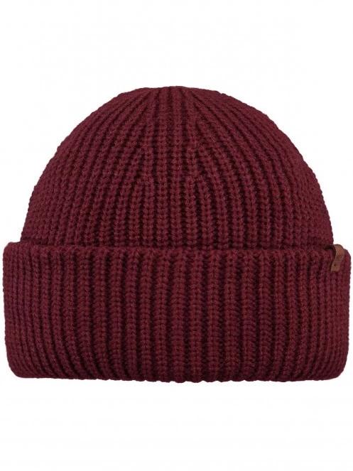 caciula tricotata pt. barbati Barts Derval Beanie rosu 2