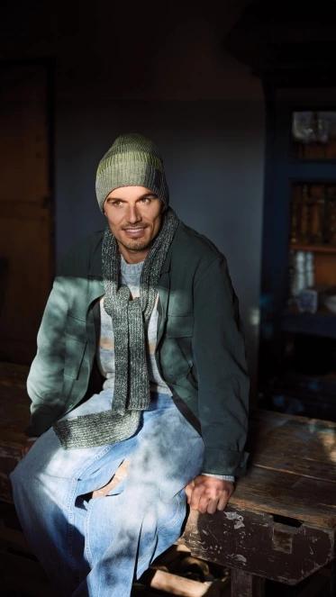 sal pt. barbati Barts Skaga Scarf verde 3