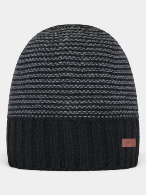 caciula tricotata pt. barbati Barts Davido Beanie negru 2