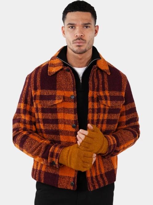 manusi pt. barbati Barts Vidat Fingerless Gloves portocaliu 4