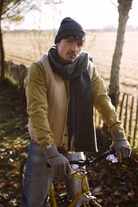 manusi pt. barbati Barts Vidat Fingerless Gloves maro 5