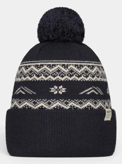 caciula cu mot pt. barbati Barts Seona Beanie gri 2