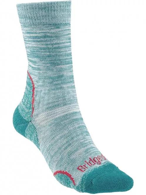 ciorapi pentru drumetii pt. femei Bridgedale Lightweight T2 Coolmax Performance Boot Wmn albastru deschis 2