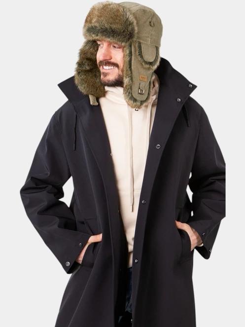 caciula cu urechi Barts Rib Bomber nisip 4