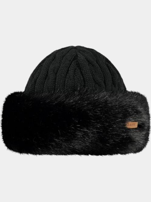 sapca pt. femei Barts Fur Cable Bandhat negru 2