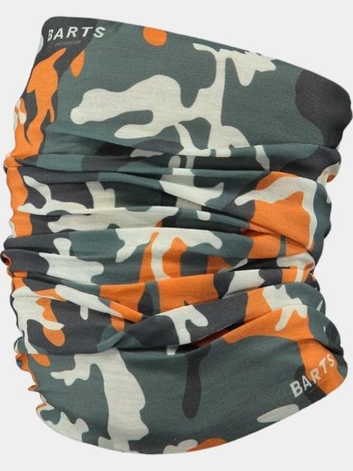 esarfa tubulara pt. barbati Barts Multicol Camo oliv 2