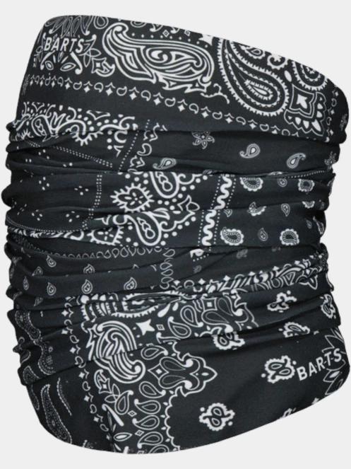 esarfa tubulara Barts Multicol Paisley Mix negru 2