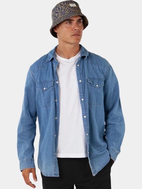 bucket hat Barts Lowan Hat albastru inchis 4