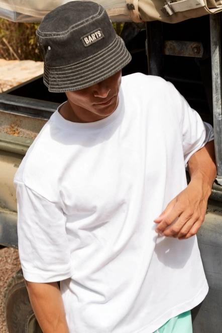 bucket hat Barts Pengana Hat negru 5