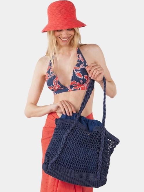 geanta shopper pt. femei Barts Bloomzy Shopper albastru inchis 3