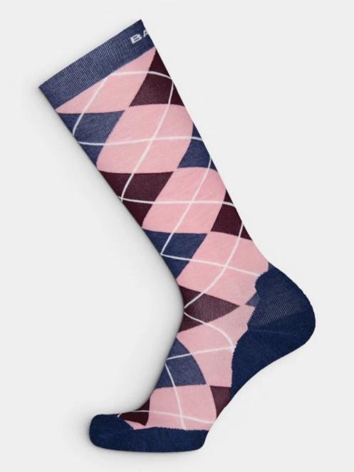 ciorapi de schi Barts Snow Sock Argyle albastru inchis 2