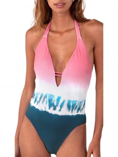 costum de baie pt. femei Barts Ara Halter One Piece roz 2