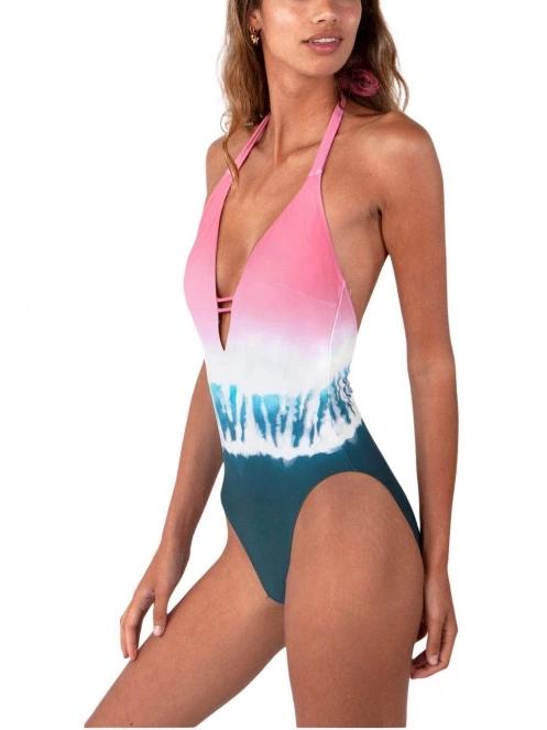 costum de baie pt. femei Barts Ara Halter One Piece roz 3