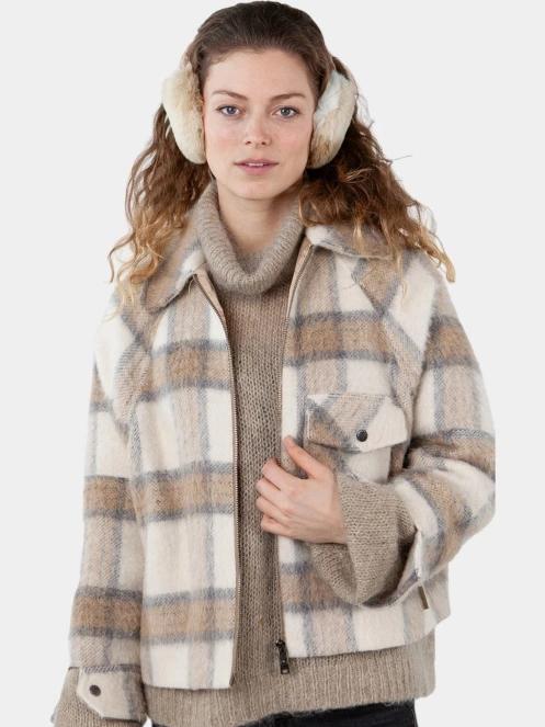 antifoane pt. femei Barts Fur Earmuffs nisip 3