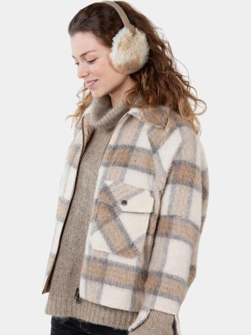 antifoane pt. femei Barts Fur Earmuffs nisip 4