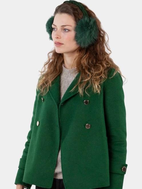 antifoane pt. femei Barts Fur Earmuffs verde 4