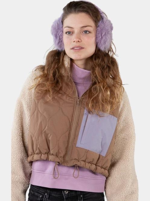 antifoane pt. femei Barts Fur Earmuffs violet 3
