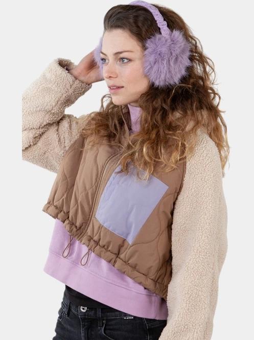 antifoane pt. femei Barts Fur Earmuffs violet 4