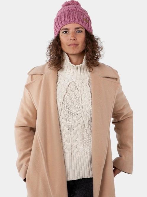 caciula cu mot pt. femei Barts Jasmin Beanie roz 3