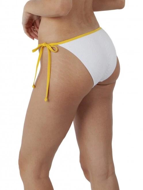 chiloti bikini pt. femei Barts Octavie Tanga alb 4