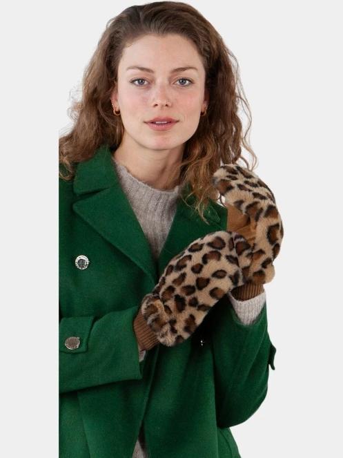 manusi pt. femei Barts Fur Mitts maro 3