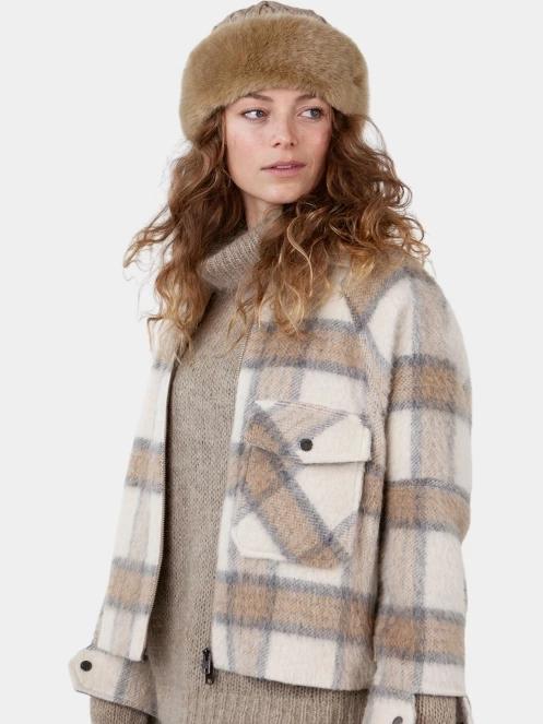 bentita pt. femei Barts Fur Cable Bandhat maro 4