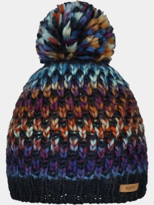 caciula cu mot pt. femei Barts Nicole Beanie albastru inchis 2