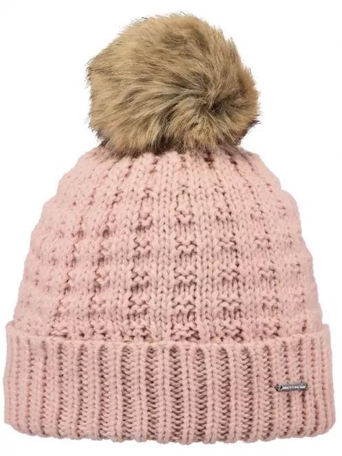 caciula cu mot pt. femei Barts Filippa Beanie roz 2