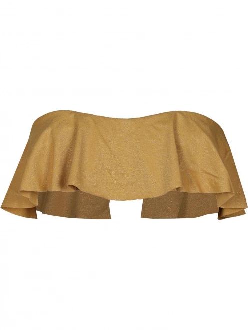sutien bikini pt. femei Barts Elviot Ruffle Bandeau galben 2