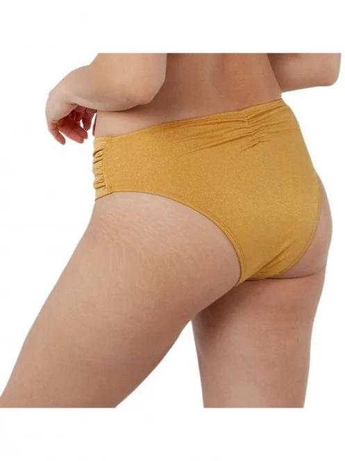 chiloti bikini pt. femei Barts Elviot High Waist Briefs galben 3