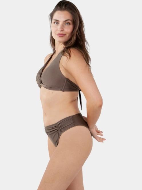 sutien bikini pt. femei Barts Kelli Cross Halter maro 3