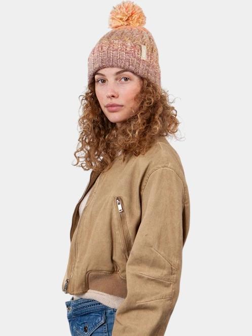 caciula cu mot pt. femei Barts Catbird Beanie roz 3