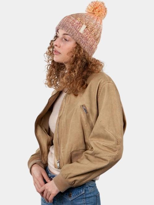 caciula cu mot pt. femei Barts Catbird Beanie roz 4