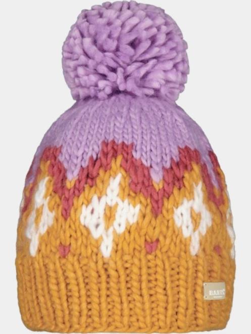 caciula cu mot pt. femei Barts Curley Beanie portocaliu 2