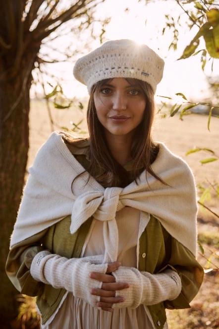 manusi pt. femei Barts Darty Fingerless Gloves nisip 3