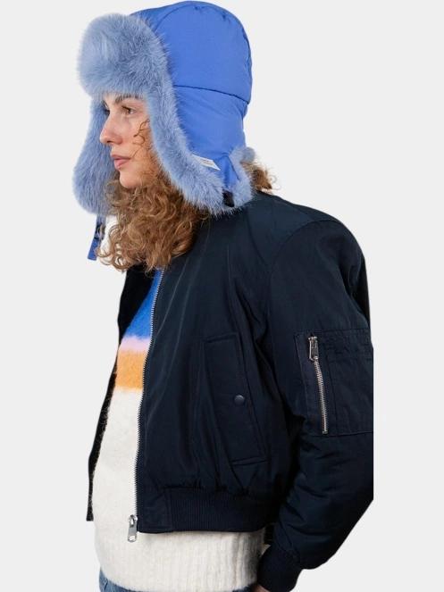 caciula cu urechi pt. femei Barts Hawka Bomber albastru 4