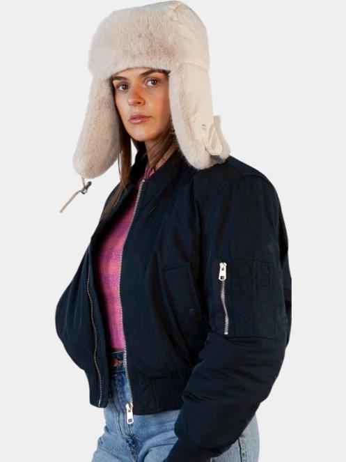 caciula cu urechi pt. femei Barts Hawka Bomber nisip 4