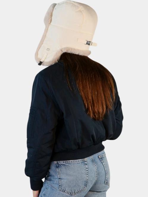 caciula cu urechi pt. femei Barts Hawka Bomber nisip 5