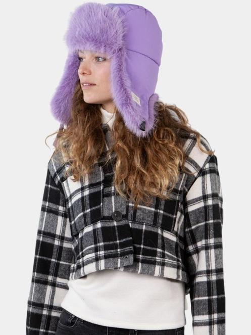 caciula cu urechi pt. femei Barts Hawka Bomber violet 4