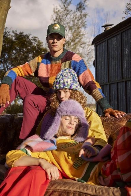 caciula cu urechi pt. femei Barts Hawka Bomber violet 6