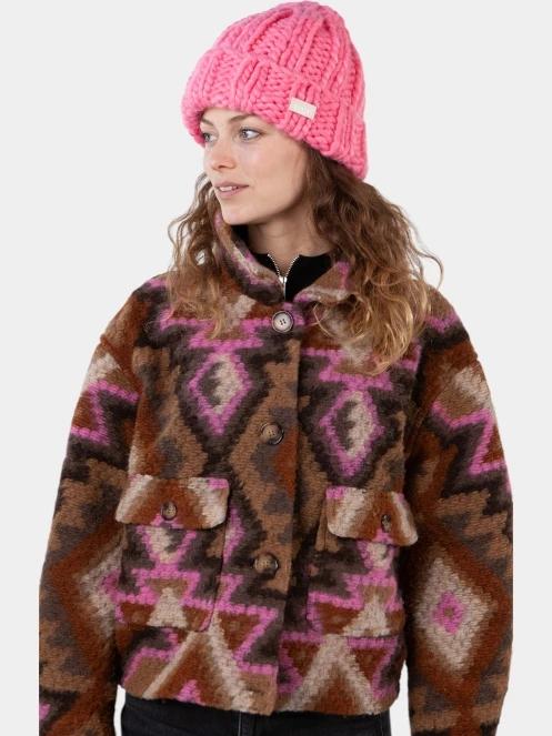 caciula tricotata pt. femei Barts Hermitta Beanie roz 4