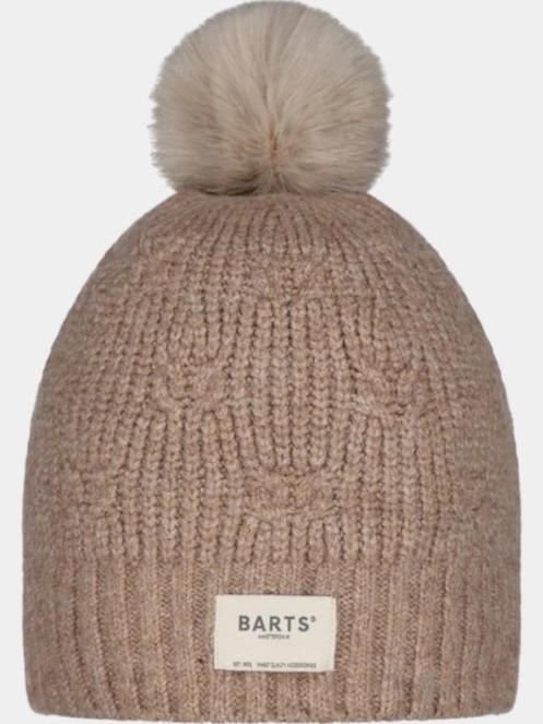 caciula cu mot pt. femei Barts Macawa Beanie maro 2
