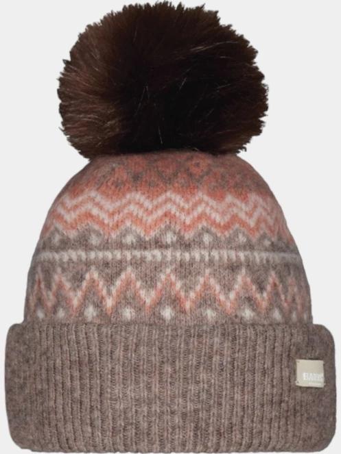 caciula cu mot pt. femei Barts Woodstar Beanie maro 2